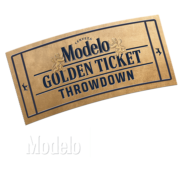 Modelo Golden Ticket Throwdown 2023