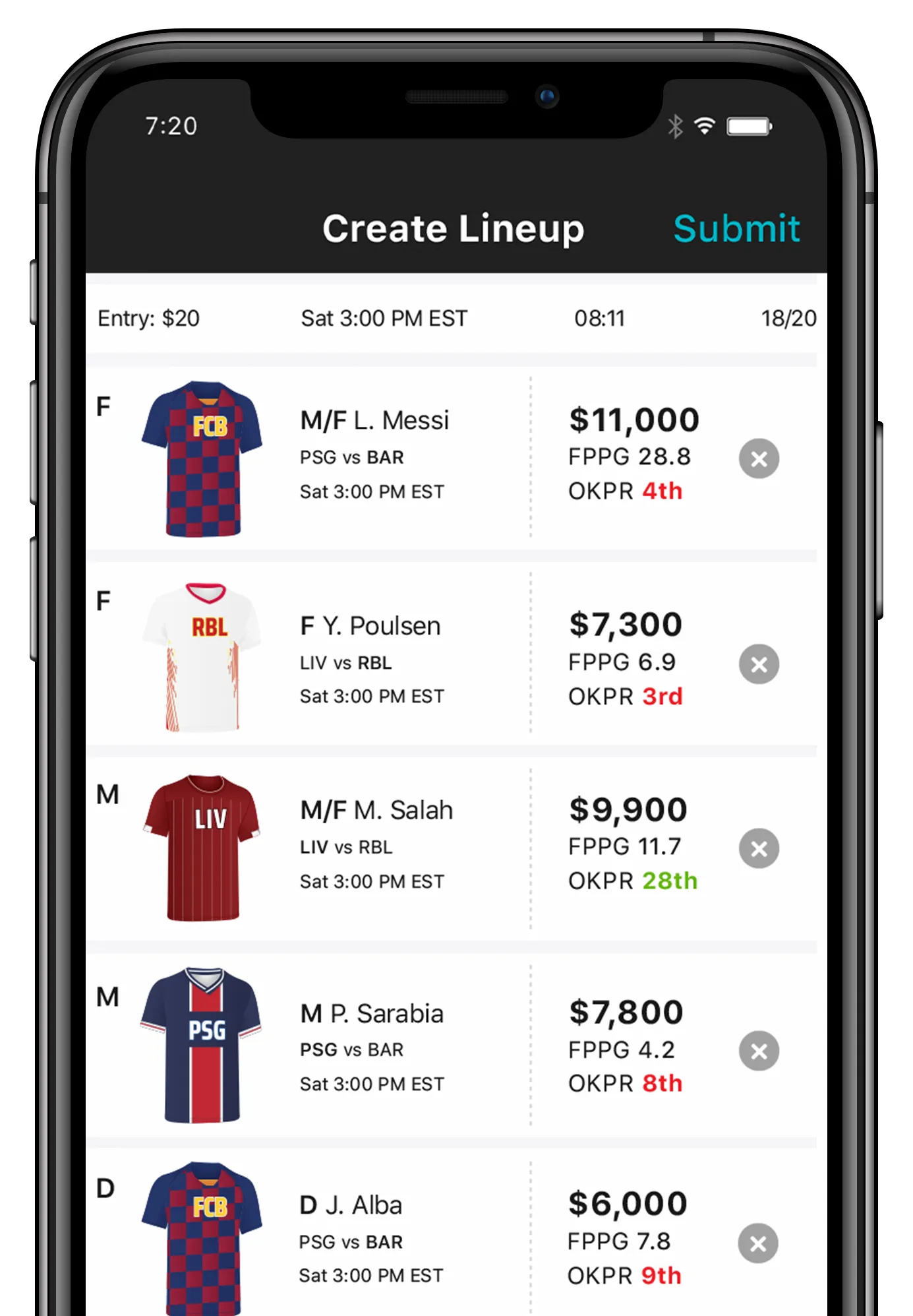 Fantasy Soccer: Play for FREE on DraftKings